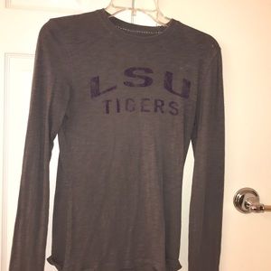 LSU long sleeve gray shirt